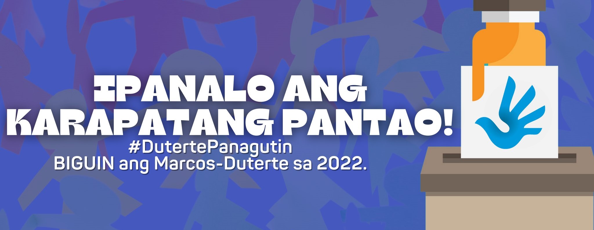 Banner: Ipanalo ang karapatang pantao