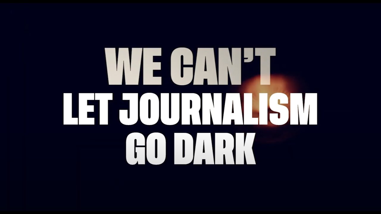 We can't let journalism go dark
