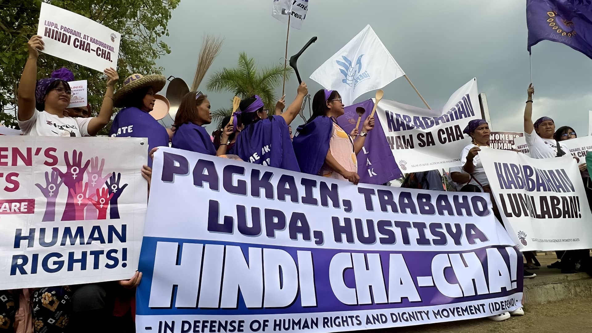 Pagkain, Trabaho, Lupa, Hustisya, Hindi Charter Change!